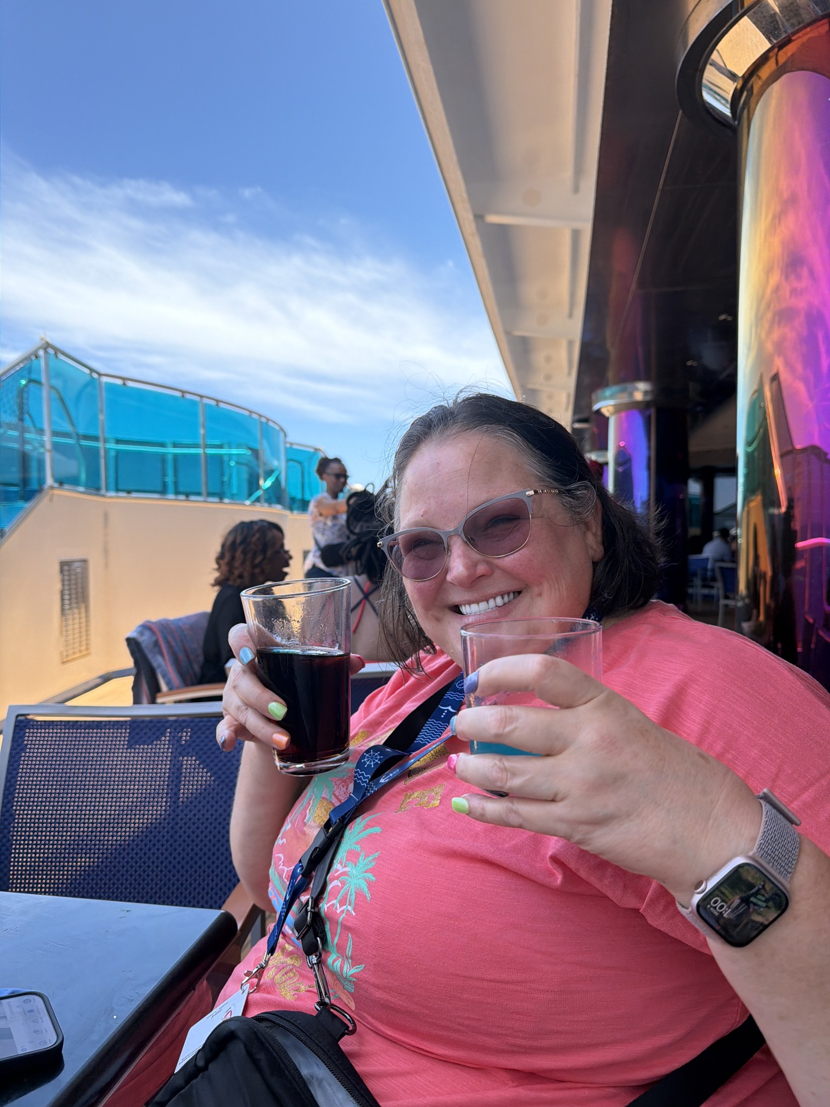 Double fisting the beverages