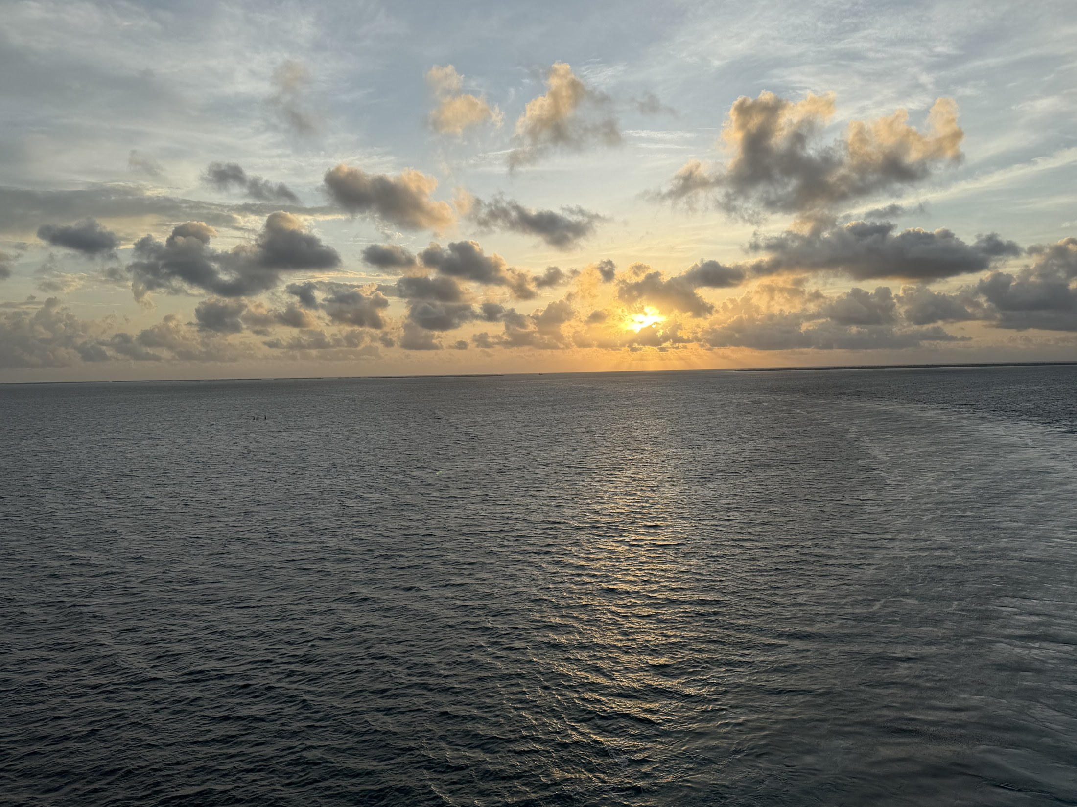 Beautiful sunrise at Belize