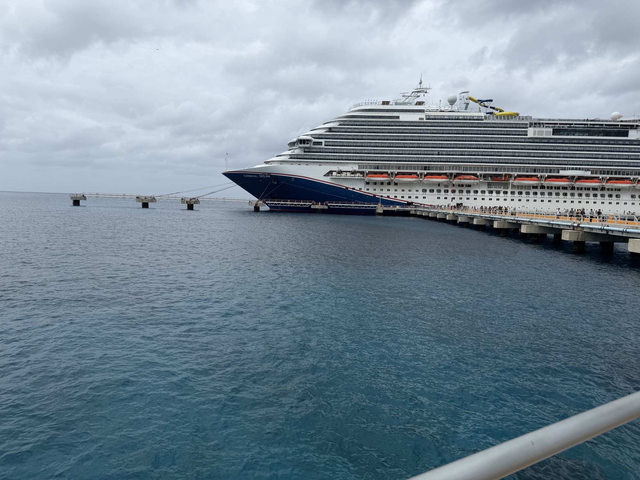 Our beautiful ship form Cozumel port