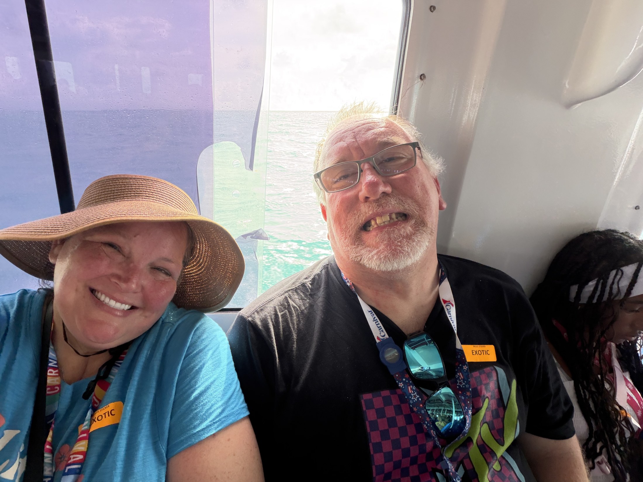 Cheesiness on the way to the island
