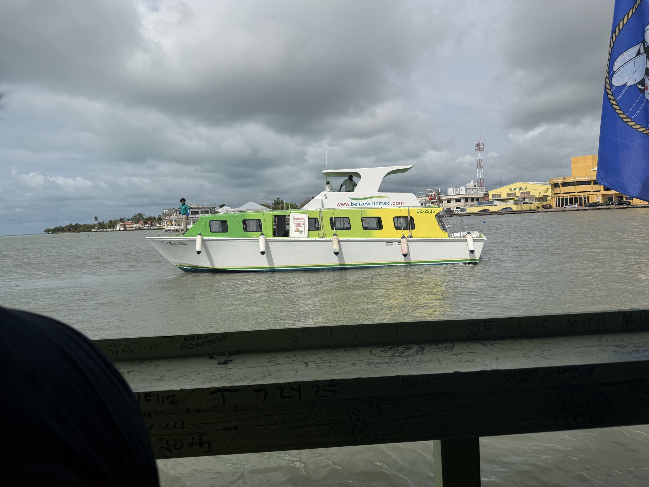 Belize water taxi